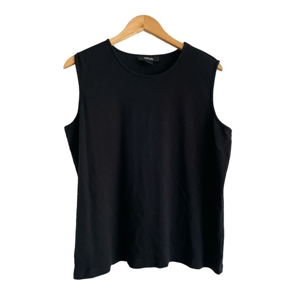 Style & Co. Tops - STYLE & CO. WOMAN 100% COTTON BLACK SLEEVELESS TOP SIZE 1X